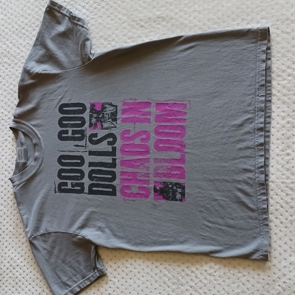 SOLD Goo Goo Dolls chaos in bloom band T-shirt Size Medium - Picture 1 of 8